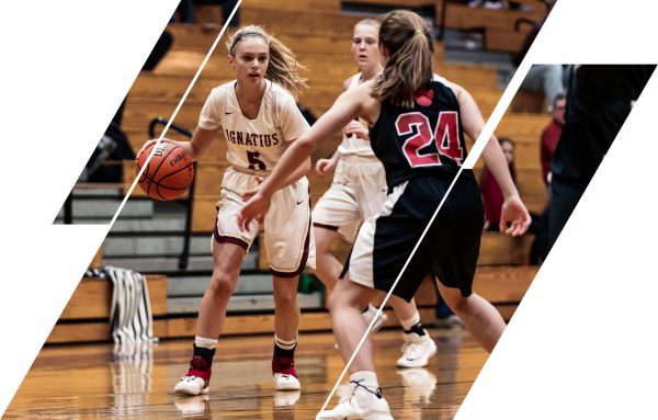 Photo of high school girls basketball